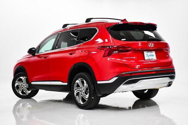Photo of 2022 Calypso Red Hyundai SANTA FE