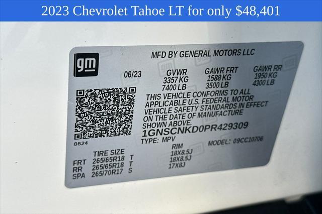 Photo of 2023 Summit White Chevrolet Tahoe