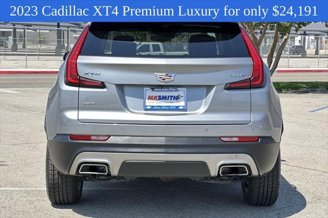 Photo of 2023 Argent Silver Metallic Cadillac XT4