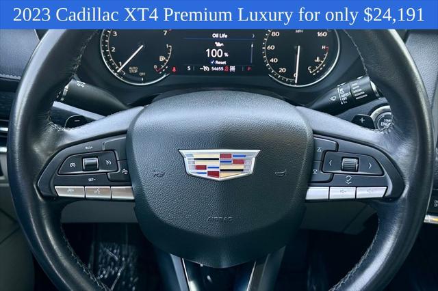 Photo of 2023 Argent Silver Metallic Cadillac XT4
