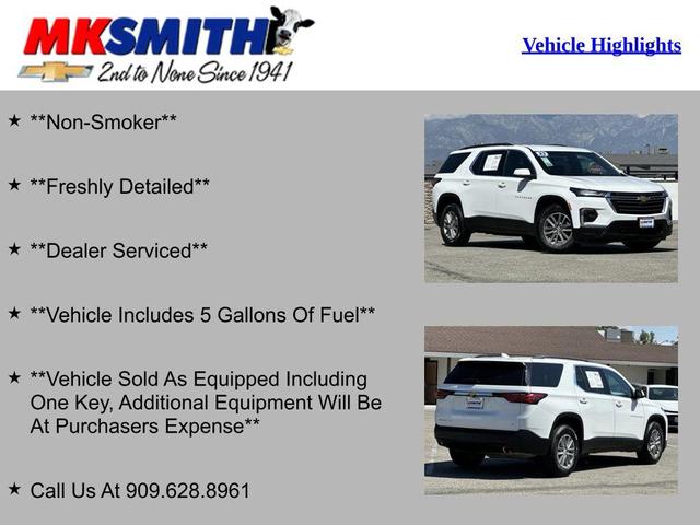 Photo of 2023 Summit White Chevrolet Traverse
