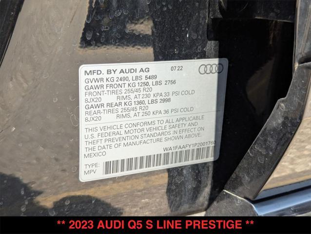 Photo of 2023 Mythos Black Metallic Audi Q5