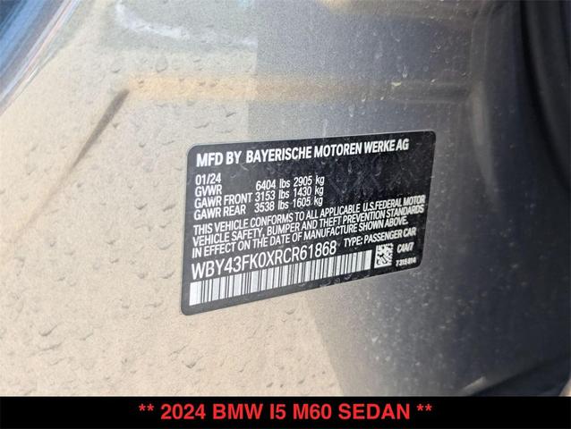 Photo of 2024 Oxide Grey Metallic BMW i5