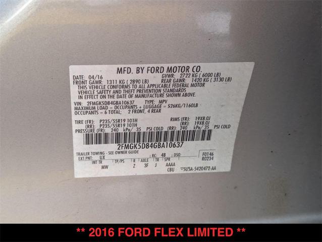 Photo of 2016 Ingot Silver Ford Flex