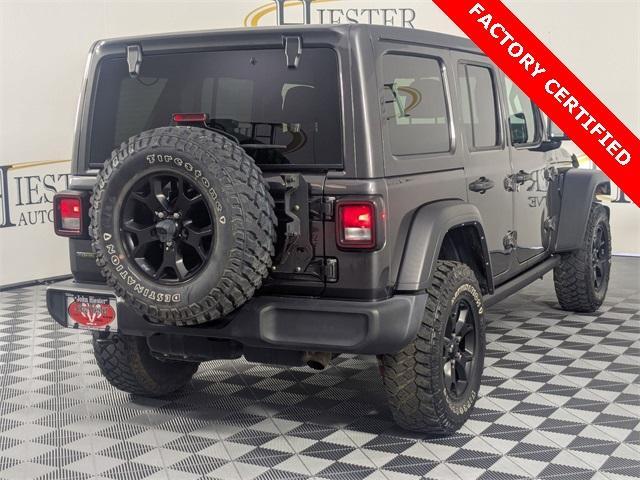 Photo of 2022 Granite Crystal Clearcoat Metallic Jeep Wrangler Unlimited