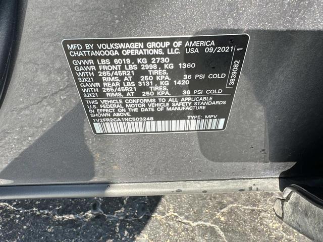 Photo of 2022 Platinum Gray Metallic Volkswagen Atlas