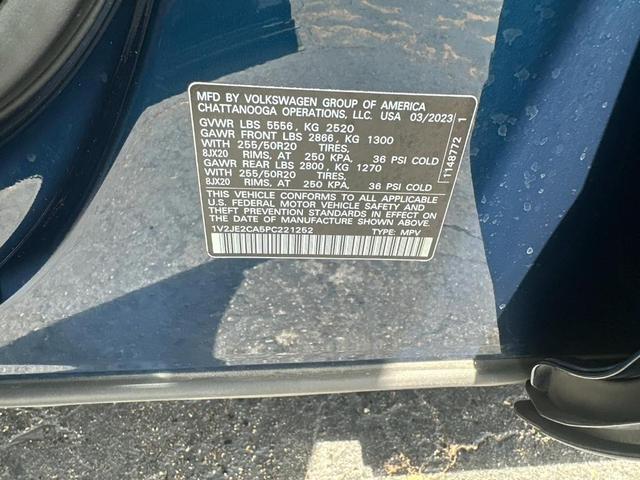 Photo of 2023 Tourmaline Blue Metallic Volkswagen Atlas Cross Sport