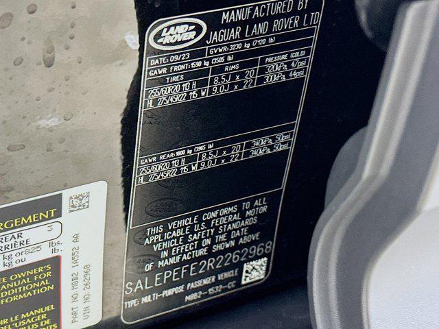 Photo of 2024 Santorini Black Metallic Land Rover Defender