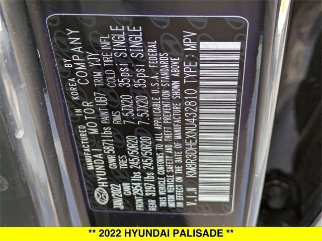 Photo of 2022 Moonlight Cloud Hyundai PALISADE