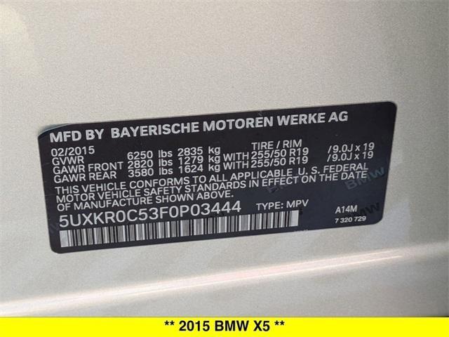 Photo of 2015 Mineral Silver Metallic BMW X5