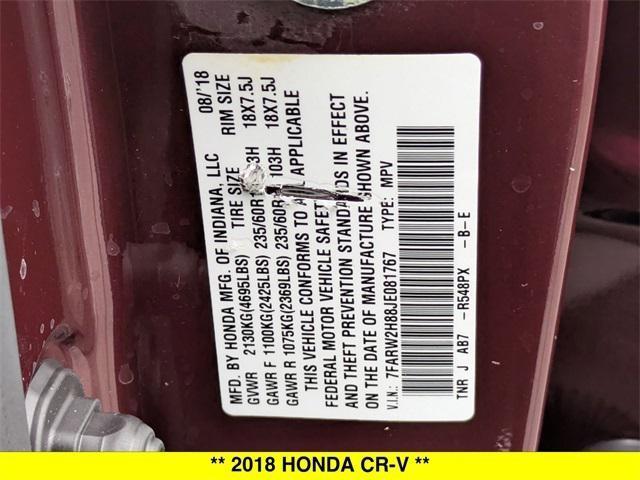 Photo of 2018 Red Honda CR-V