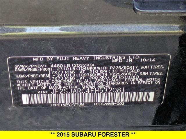 Photo of 2015 Dark Gray Metallic Subaru Forester