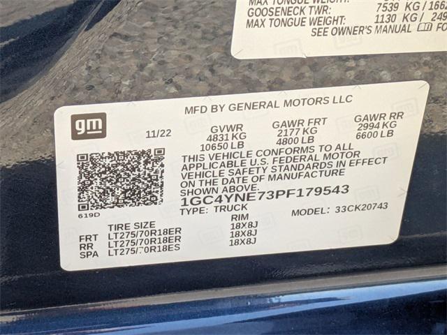 Photo of 2023 Northsky Blue Metallic Chevrolet Silverado 2500