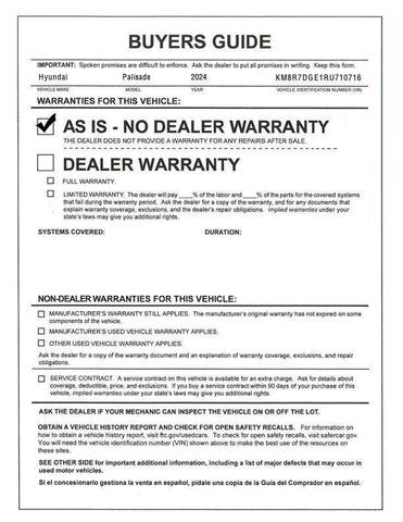 Photo of 2024 Sierra Burgundy Hyundai PALISADE