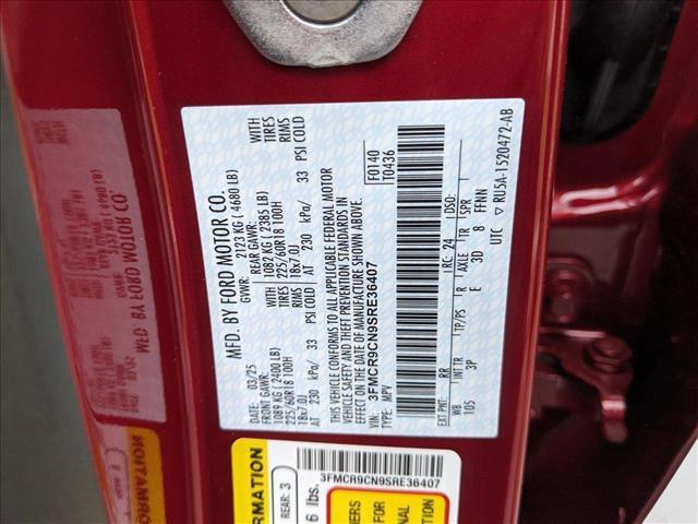 Photo of 2025 Ruby Red Metallic Tinted Clearcoat Ford Bronco Sport