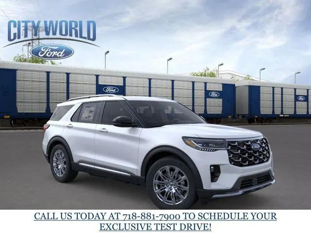 Photo of 2025 Space White Metallic Ford Explorer