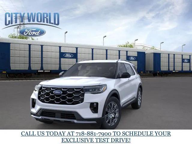 Photo of 2025 Space White Metallic Ford Explorer