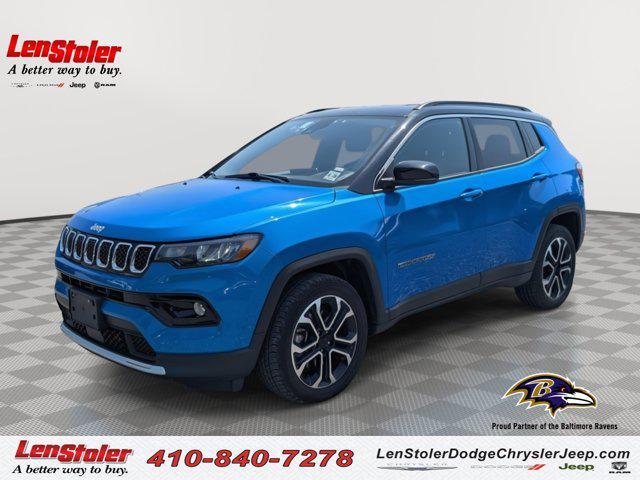 Photo of 2023 Laser Blue Pearlcoat Jeep Compass