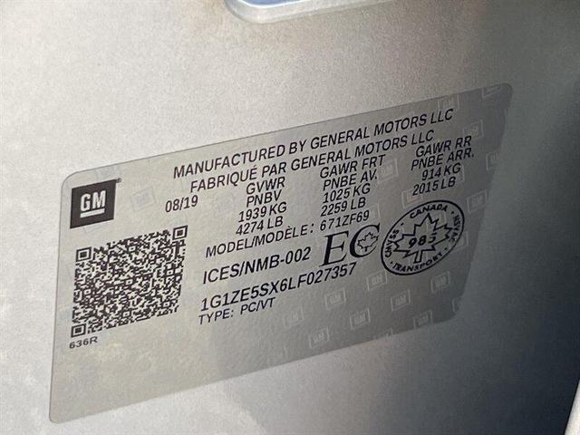 Photo of 2020 Silver Ice Metallic Chevrolet Malibu