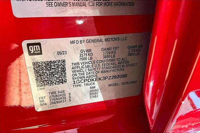 Photo of 2023 Red Chevrolet Silverado 1500