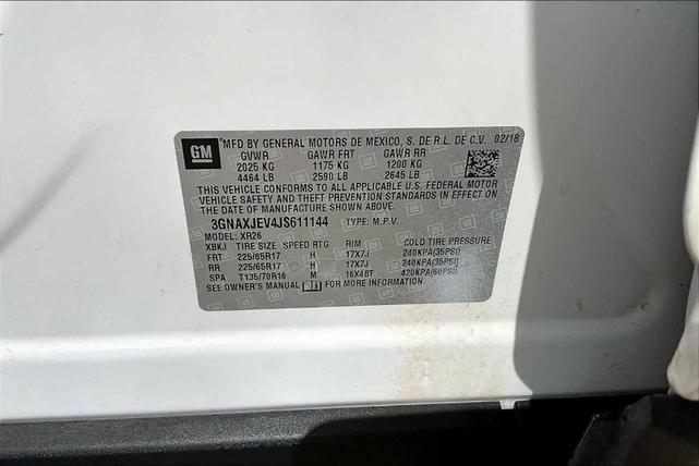 Photo of 2018 Summit White Chevrolet Equinox