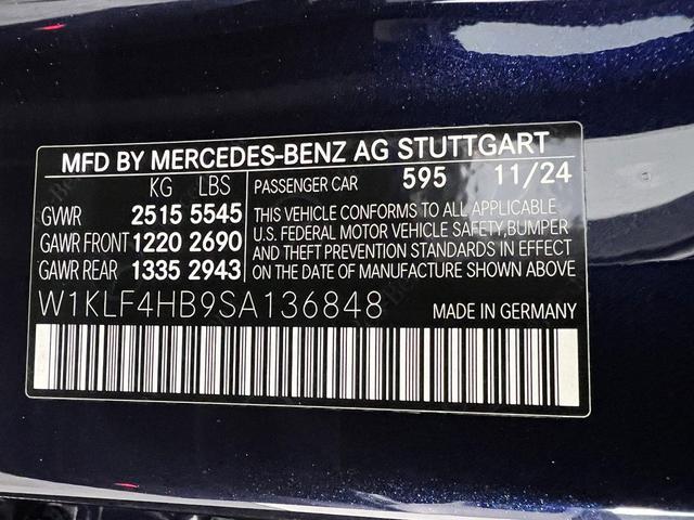 Photo of 2025 Nautical Blue Metallic Mercedes-Benz E-Class