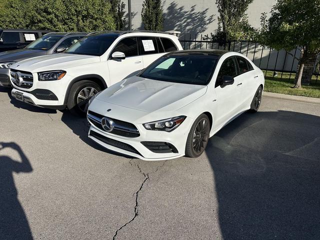 Photo of 2023 Digital White Metallic Mercedes-Benz AMG CLA 35