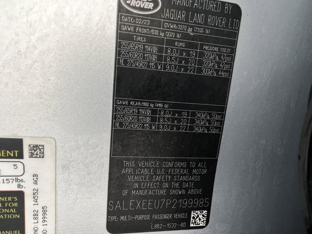 Photo of 2023 Silver Land Rover Defender