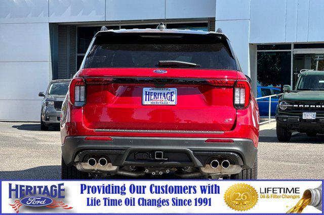 Photo of 2025 Rapid Red Metallic Tinted Clearcoat Ford Explorer