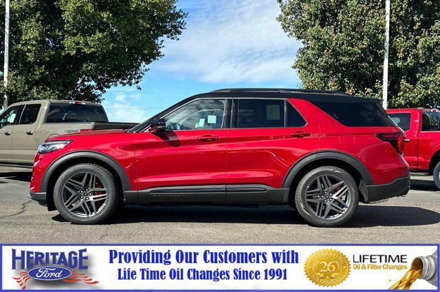 Photo of 2025 Rapid Red Metallic Tinted Clearcoat Ford Explorer