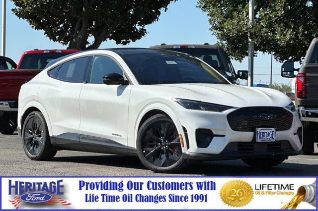 Photo of 2025 Star White Metallic Tri-Coat Ford Mustang Mach-E