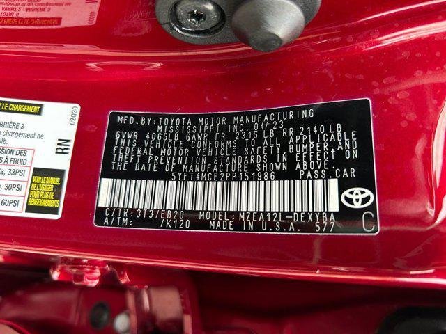 Photo of 2023 Red Toyota Corolla