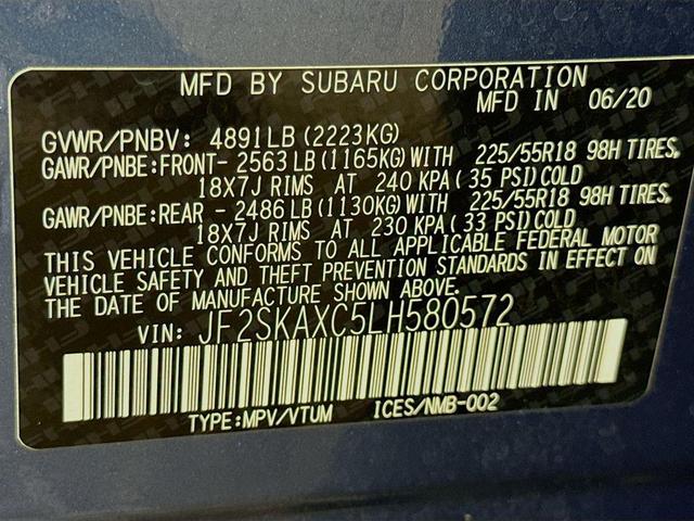 Photo of 2020 Horizon Blue Pearl Subaru Forester