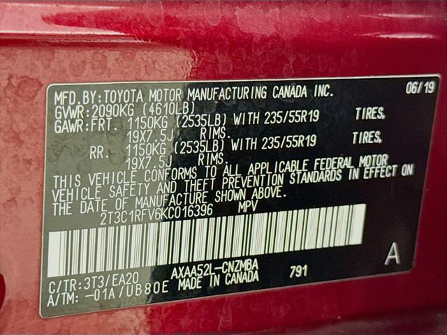 Photo of 2019 Ruby Flare Pearl Toyota RAV4