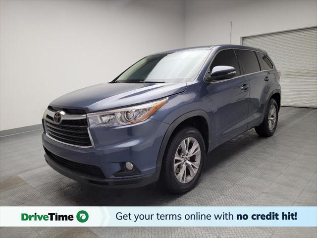 Photo of 2016 Blue Toyota Highlander