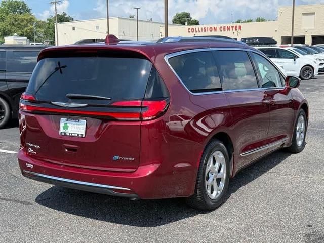 Photo of 2021 Velvet Red Pearlcoat Chrysler Pacifica Hybrid