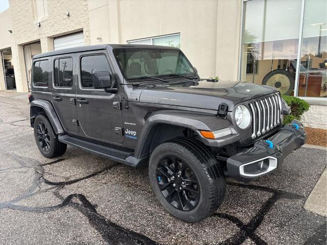 Photo of 2022 Granite Crystal Clearcoat Metallic Jeep Wrangler Unlimited 4xe