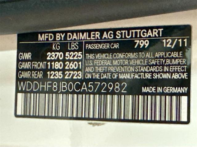 Photo of 2012 White Mercedes-Benz E-Class