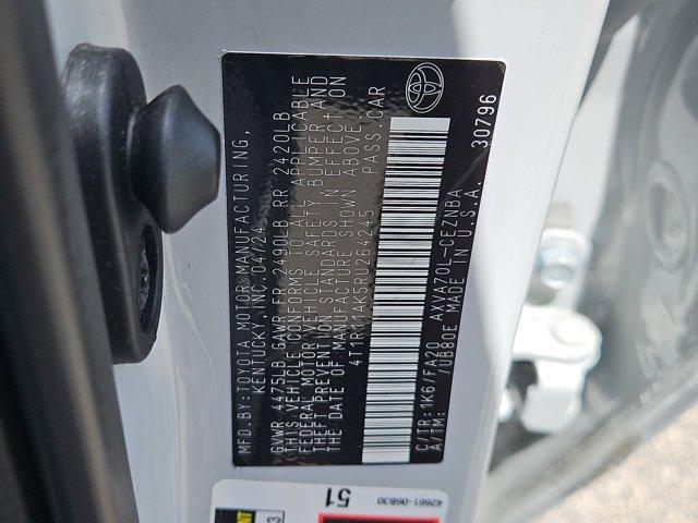 Photo of 2024 White Toyota Camry