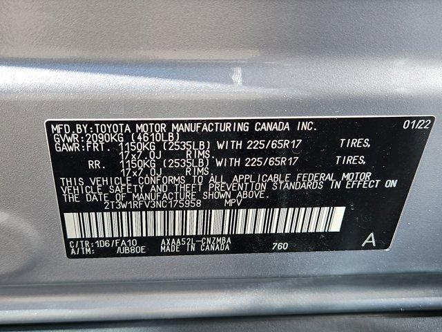 Photo of 2022 Silver Toyota RAV4