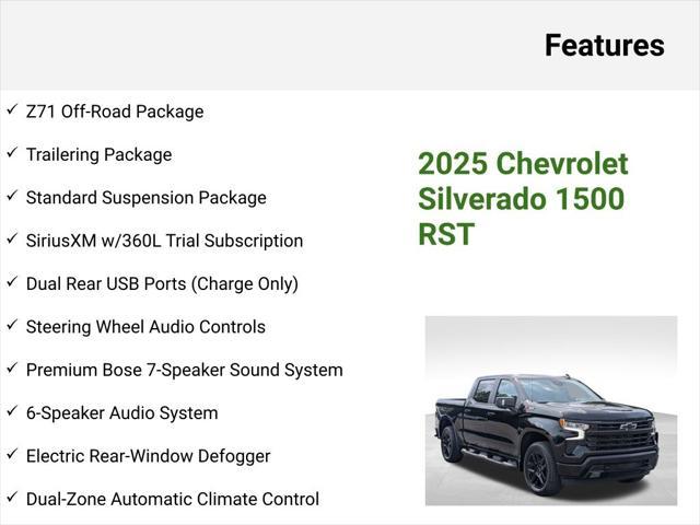 Photo of 2025 Black Chevrolet Silverado 1500