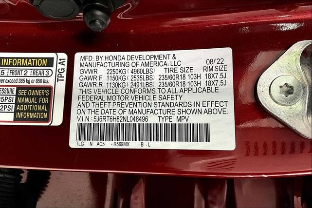 Photo of 2022 Radiant Red Metallic Honda CR-V Hybrid