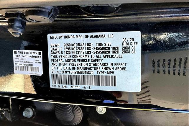 Photo of 2021 Crystal Black Pearl Honda Pilot
