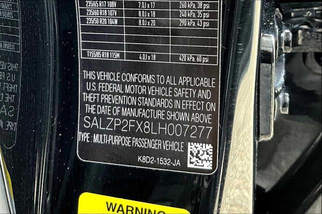 Photo of 2020 Santorini Black Metallic Land Rover Range Rover Evoque