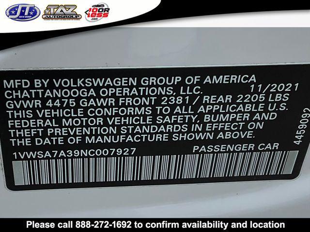 Photo of 2022 Pure White Volkswagen Passat