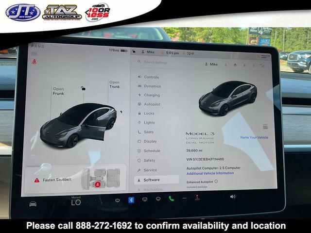 Photo of 2018 Gray Tesla Model 3