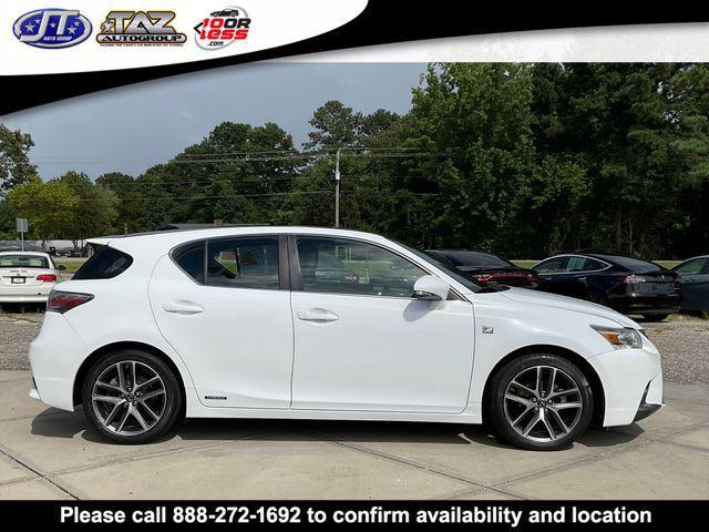 Photo of 2016 White Lexus CT 200h