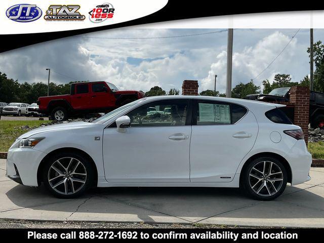 Photo of 2016 White Lexus CT 200h