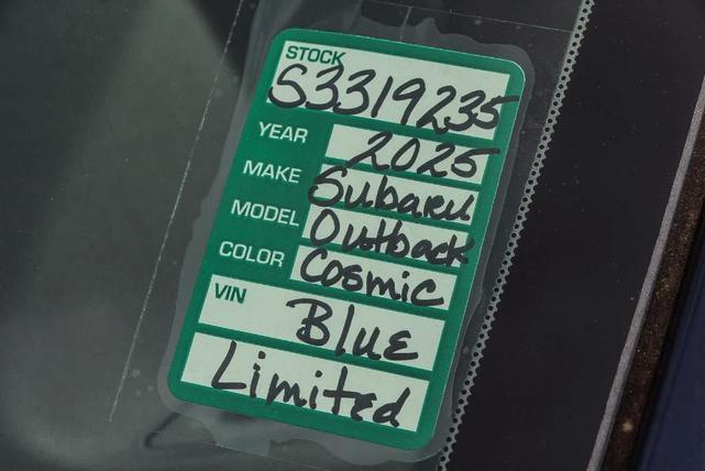 Photo of 2025 Blue Subaru Outback