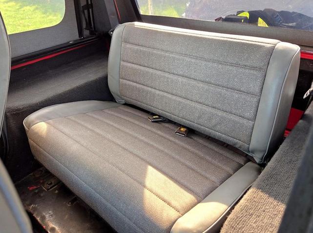 Photo of 1995 Red Jeep Wrangler